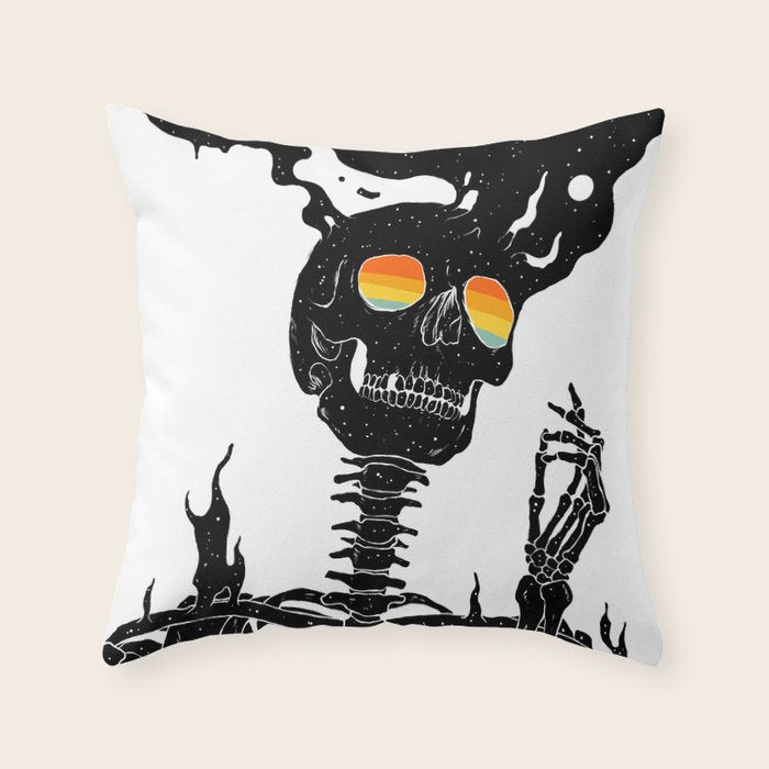 One with the Universe (Existential Diffusion) Throw Pillow Gallery Image 6