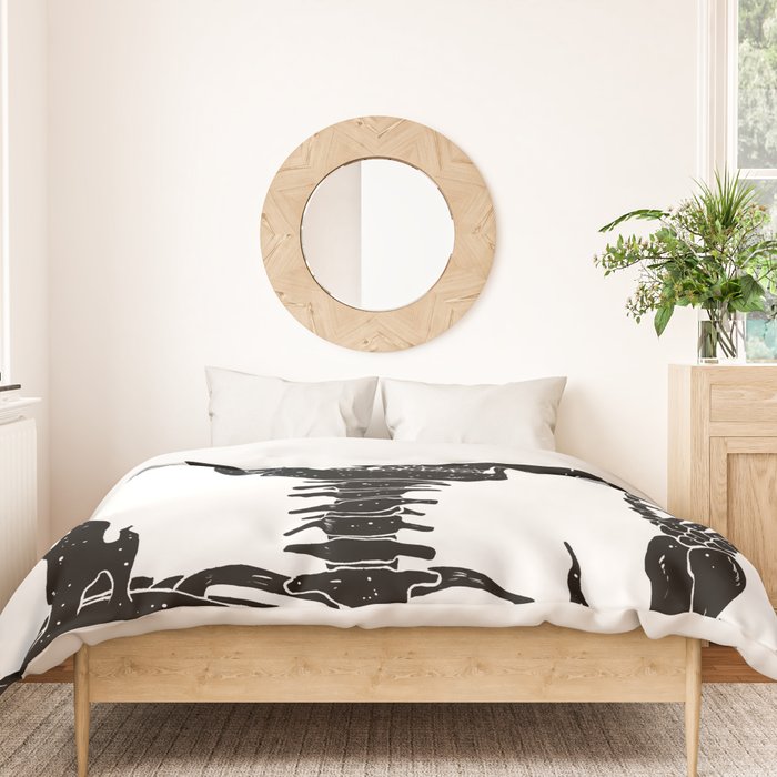 One with the Universe (Existential Diffusion) Duvet Cover Gallery Image 3