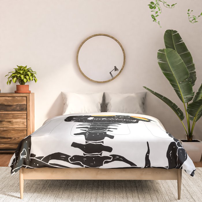 One with the Universe (Existential Diffusion) Comforter Gallery Image 3