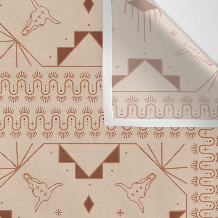 Lost Desert Tile - Adobe Wall Tapestry Gallery Image 3