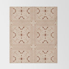 Lost Desert Tile - Adobe Throw Blanket Gallery Image 2