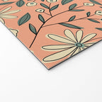 Vintage Floral Neutral - Peach Welcome Mat Gallery Image 2