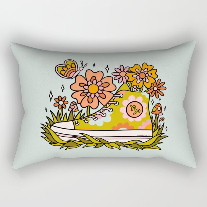 Capricorn Sneaker Rectangular Pillow Gallery Image 1
