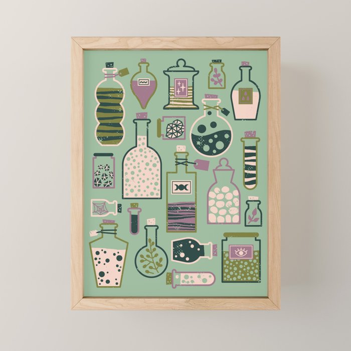 Potion Shelf: Elixir Mini Art Print Gallery Image 1