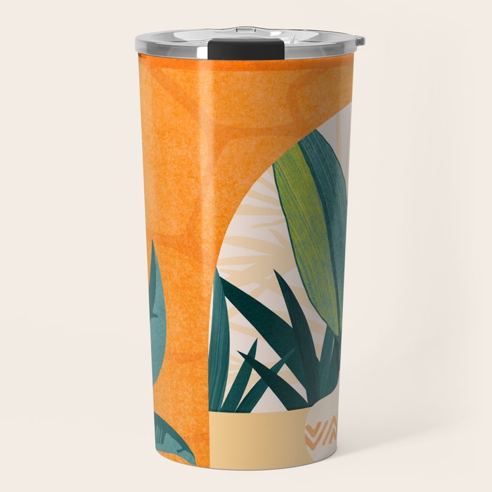 Wandering The Tropical Garden - Colorful Landscape Travel Mug Gallery Image 1