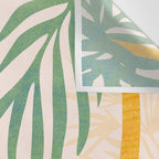 Wandering The Tropical Garden - Colorful Landscape Wall Tapestry Gallery Image 3