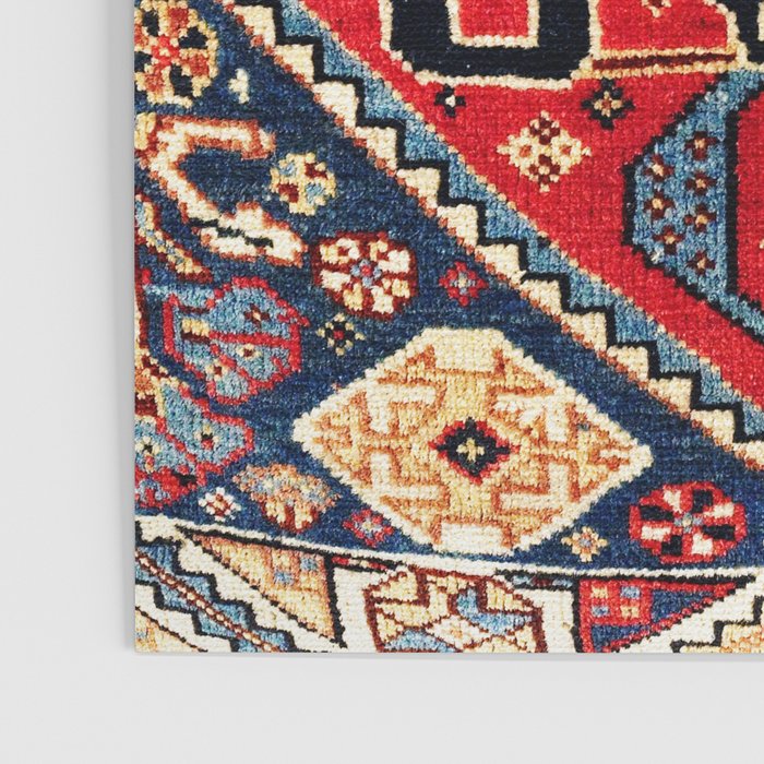 Qashqaâi Antique Fars Persian Bag Face Print Poster Gallery Image 3