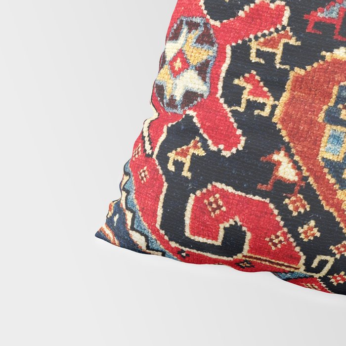 Qashqaâi Antique Fars Persian Bag Face Print Pillow Sham Gallery Image 4