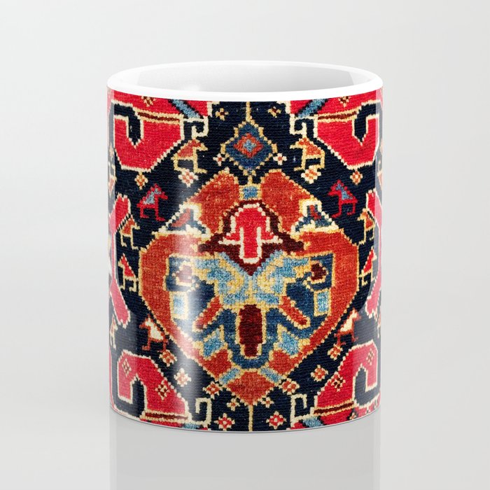 Qashqaâi Antique Fars Persian Bag Face Print Coffee Mug Gallery Image 4