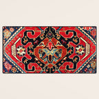 Qashqaâi Antique Fars Persian Bag Face Print Desk Mat Gallery Image 3