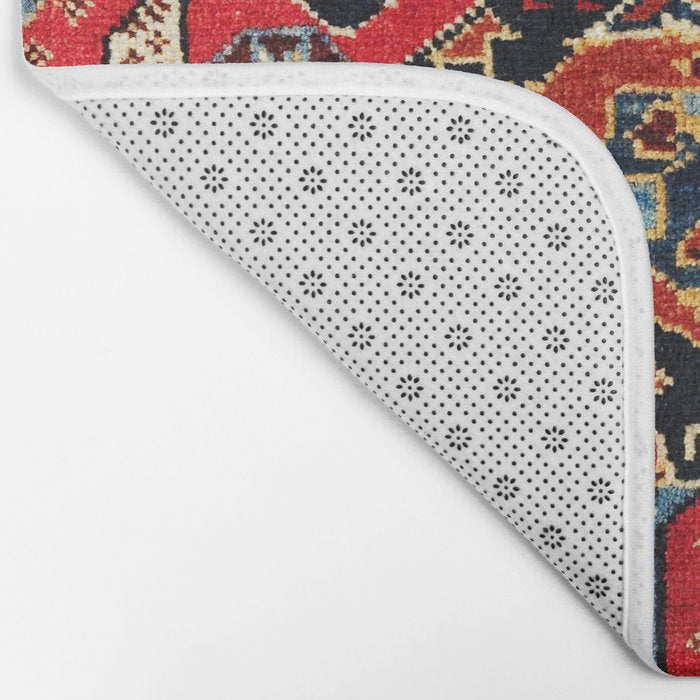 Qashqaâi Antique Fars Persian Bag Face Print Bath Mat Gallery Image 2