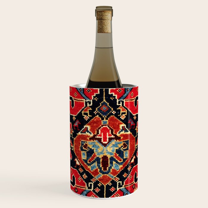 Qashqaâi Antique Fars Persian Bag Face Print Wine Chiller Gallery Image 1