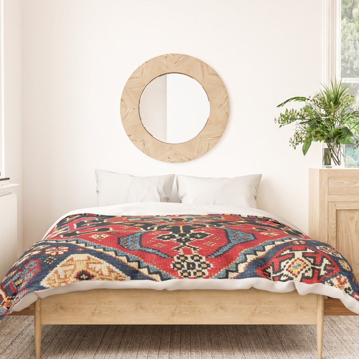 Qashqaâi Antique Fars Persian Bag Face Print Duvet Cover Gallery Image 3