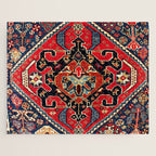 Qashqaâi Antique Fars Persian Bag Face Print Jigsaw Puzzle Gallery Image 1
