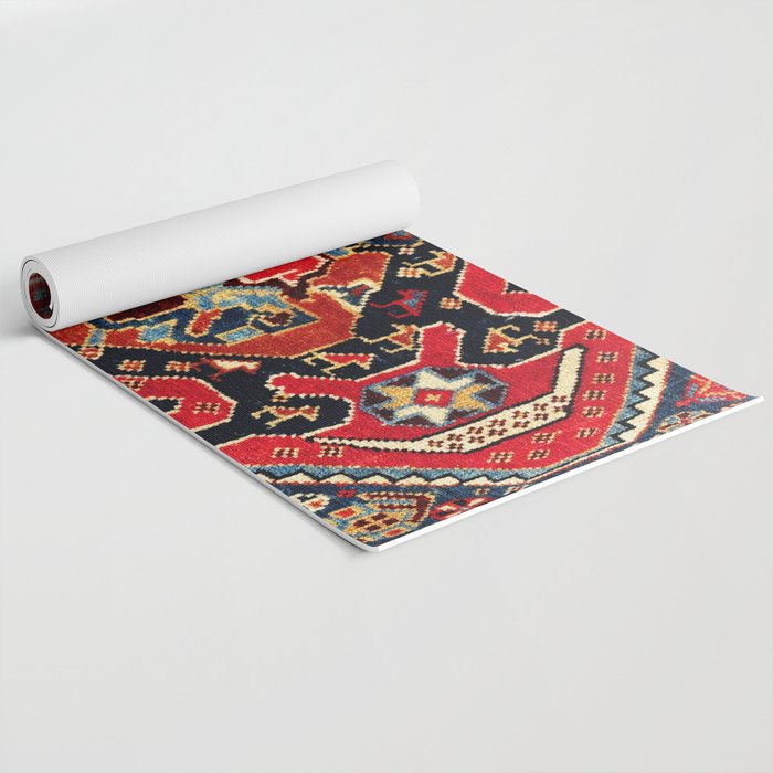Qashqaâi Antique Fars Persian Bag Face Print Yoga Mat Gallery Image 2