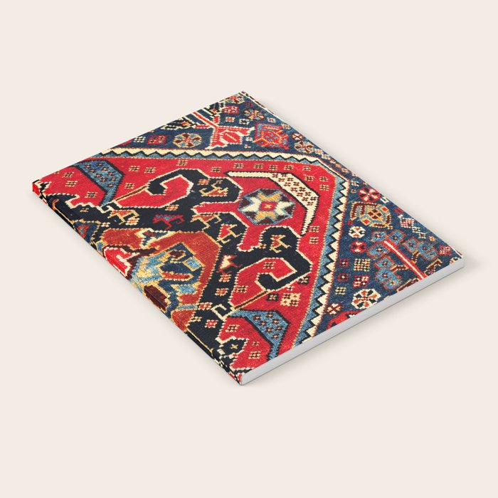 Qashqaâi Antique Fars Persian Bag Face Print Notebook Gallery Image 1