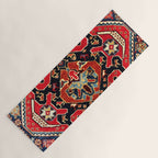 Qashqaâi Antique Fars Persian Bag Face Print Yoga Mat Gallery Image 1