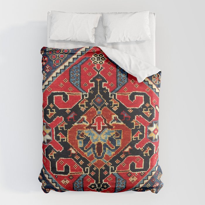 Qashqaâi Antique Fars Persian Bag Face Print Duvet Cover Gallery Image 1