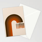 Cocoa Coffee Rainbow Stationery Card Gallery Image 2