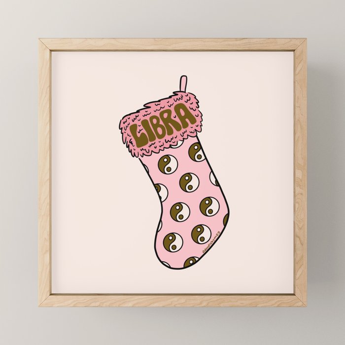 Libra Stocking Mini Art Print Gallery Image 1