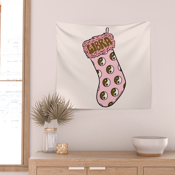 Libra Stocking Wall Tapestry Gallery Image 2