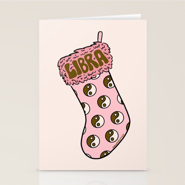 Libra Stocking Stationery Card Gallery Image 1
