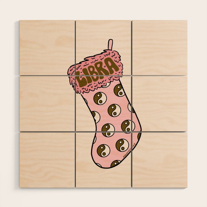 Libra Stocking Wood Wall Art Gallery Image 1
