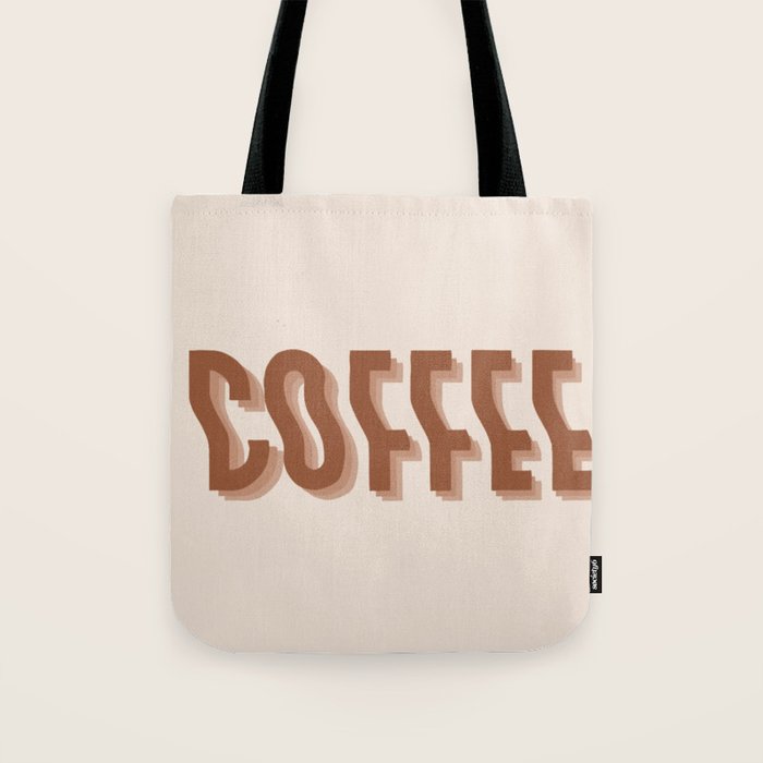 Coffee typography  Tote Bag Gallery Image 1