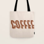 Coffee typography  Tote Bag Gallery Image 1