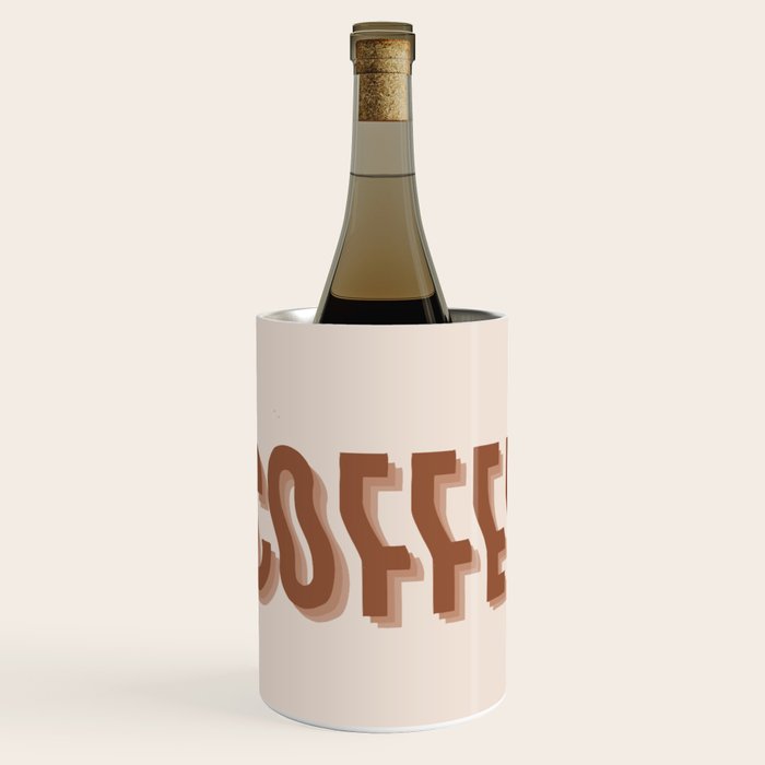 Coffee typography  Wine Chiller Gallery Image 1