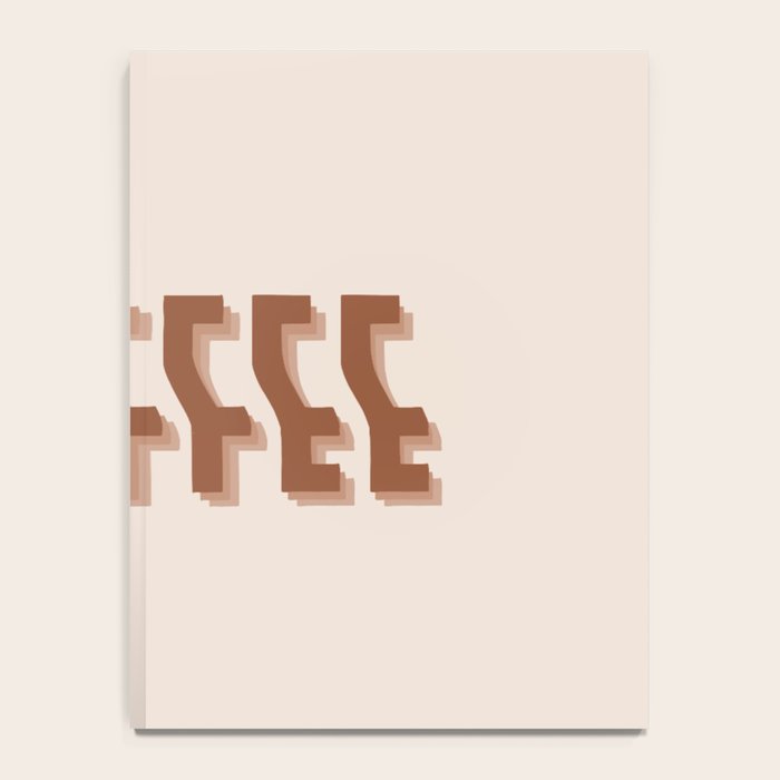 Coffee typography  Notebook Gallery Image 4
