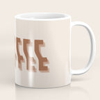 Coffee typography  Coffee Mug Gallery Image 1