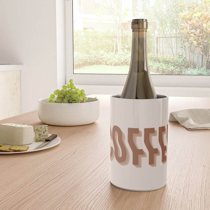 Coffee typography  Wine Chiller Gallery Image 4