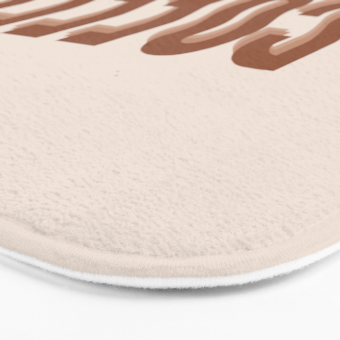 Coffee typography  Bath Mat Gallery Image 3