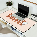 Coffee typography  Desk Mat Gallery Image 2