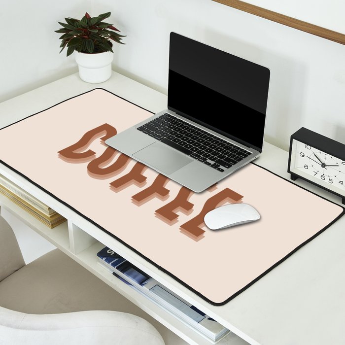 Coffee typography  Desk Mat Gallery Image 2