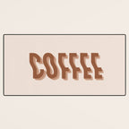 Coffee typography  Desk Mat Gallery Image 3
