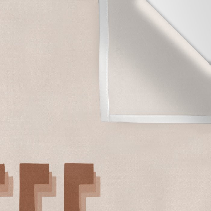 Coffee typography  Wall Tapestry Gallery Image 3