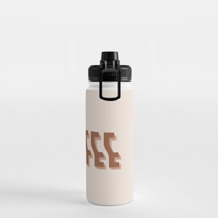 Coffee typography  Water Bottle Gallery Image 2