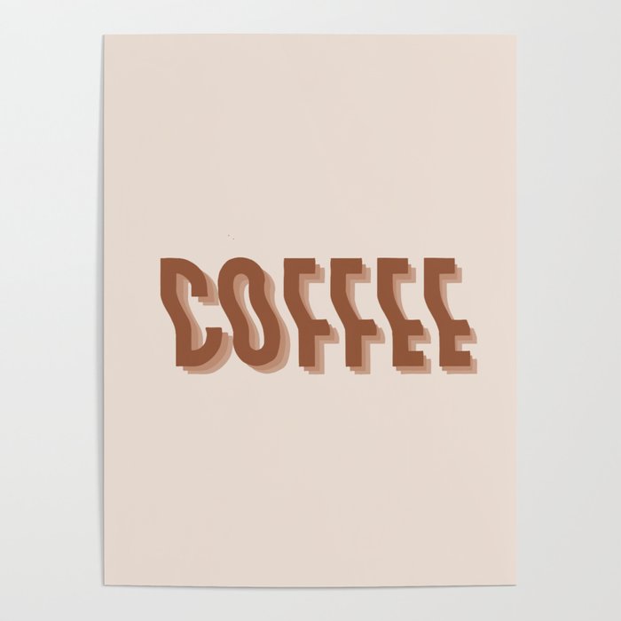 Coffee typography  Poster Gallery Image 4