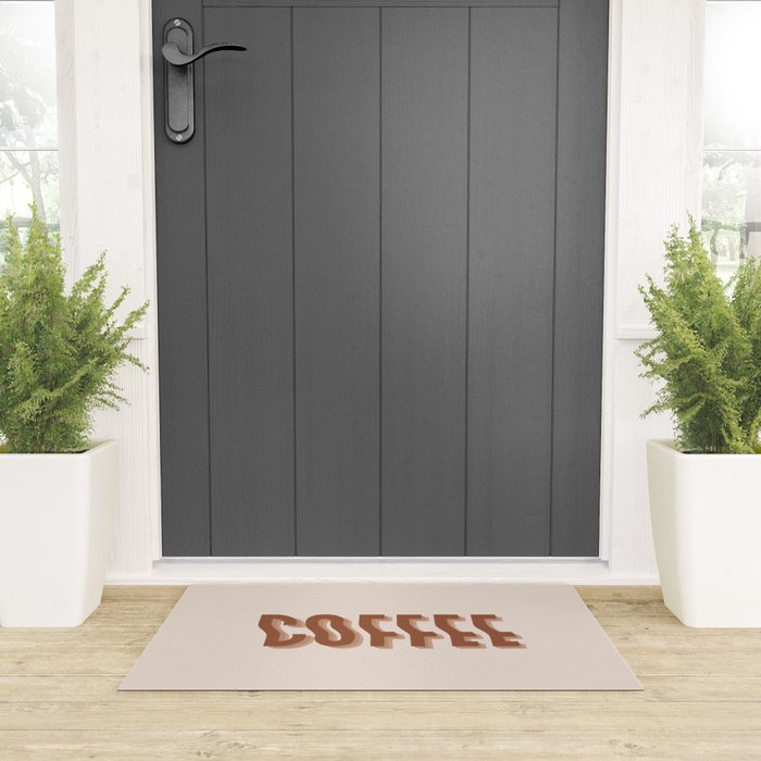 Coffee typography  Welcome Mat Gallery Image 3