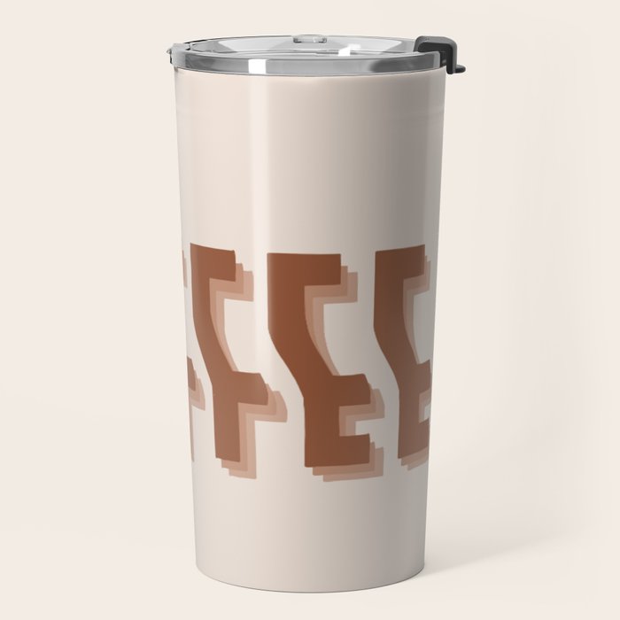 Coffee typography  Travel Mug Gallery Image 2