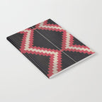 Red and White Moqui Stripe Southwest Navajo Rug Notebook Gallery Image 2