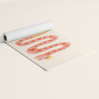 Abstraction_LITTLE_KING_COBRA_SNAKE_CUTE_ADORABLE_POP_ART_0916A Yoga Mat Gallery Image 2
