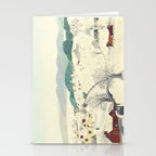 Anna Mary Robertson 'Grandma' Moses To Grandma's House We Go on Thanksgiving Day Folk Art Stationery Card Gallery Image 2
