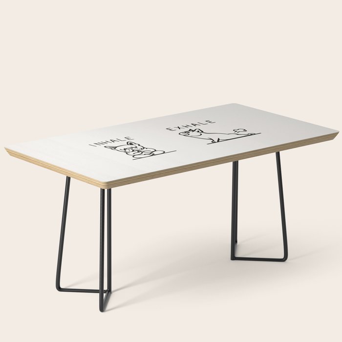 Inhale Exhale Frenchie Coffee Table Gallery Image 1