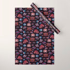 Tarantulas - dark Wrapping Paper Gallery Image 1