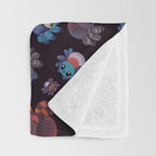 Tarantulas - dark Throw Blanket Gallery Image 3