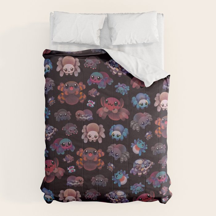 Tarantulas - dark Comforter Gallery Image 6