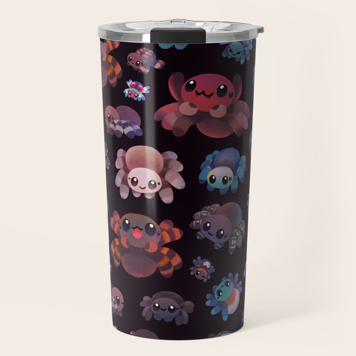 Tarantulas - dark Travel Mug Gallery Image 1